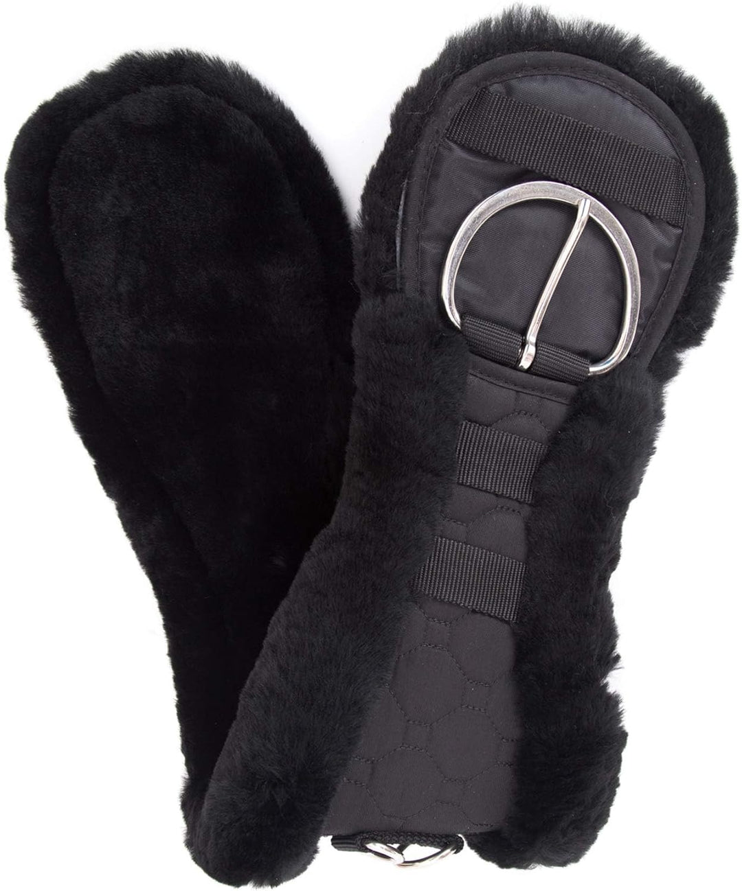 Merauno® Lammwolle Western Konturgurt Sattelgurt, aus Qualitäts Merino Lammwolle, spezielle anatomis