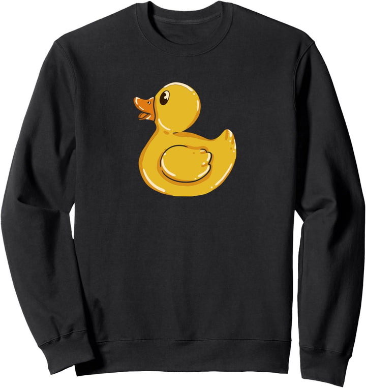 Badeente Quitsche Ente Gelbe Gummiente Sweatshirt