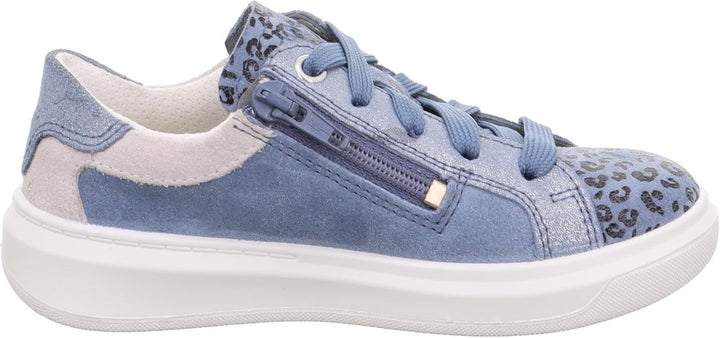 Superfit Mädchen Cosmo Sneaker 27 EU Blau Weiss 8010, 27 EU Blau Weiss 8010