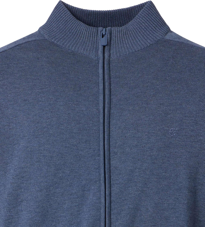 CASAMODA Strickjacke Uni, S Dunkles Mittelblau