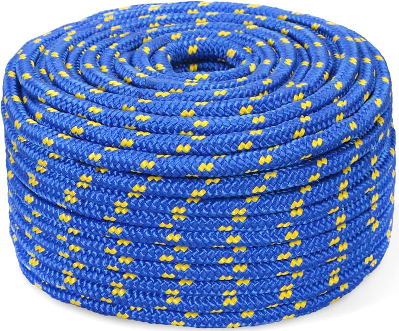 Polypropylen Seil 6mm 20m blau Polypropylenseil Outdoor Tauwerk PP Flechtleine Textilseil Leine Nylo