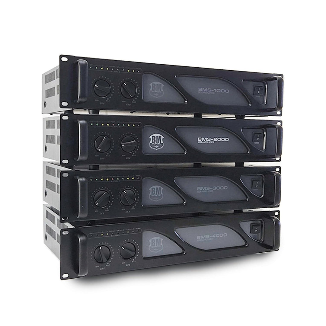 Verstärker DJ – BM Sonic BMS-3000 – 2 x 1500 W – MOSFET-Technologie mit kontinuierlicher Belüftung 3