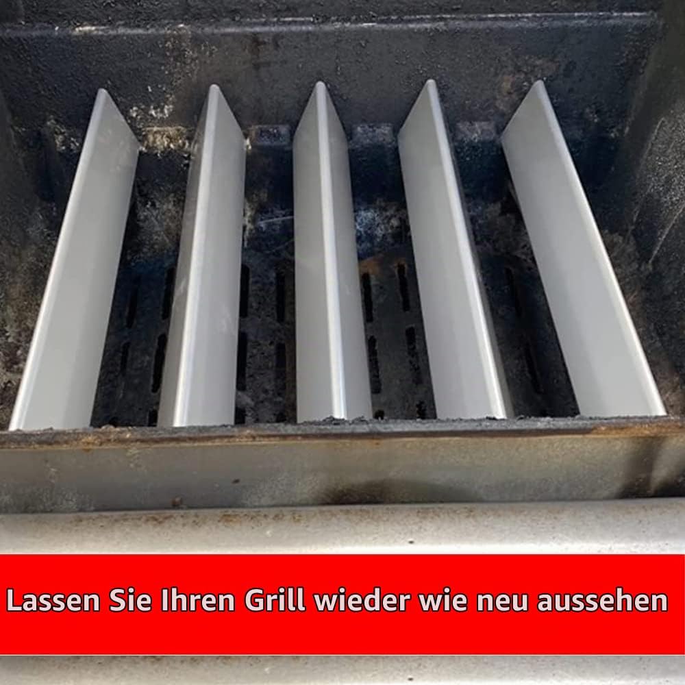 GIRXZYBX 7636 38,9CM Edelstahl flavorizer Bars für Weber Spirit I &amp; II 300 e310 e320 S310 S320, Bren