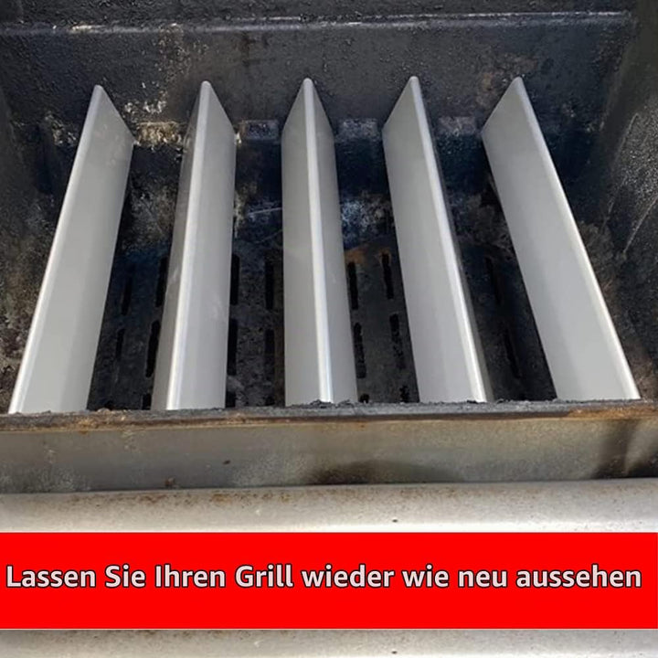 GIRXZYBX 7636 38,9CM Edelstahl flavorizer Bars für Weber Spirit I &amp; II 300 e310 e320 S310 S320, Bren