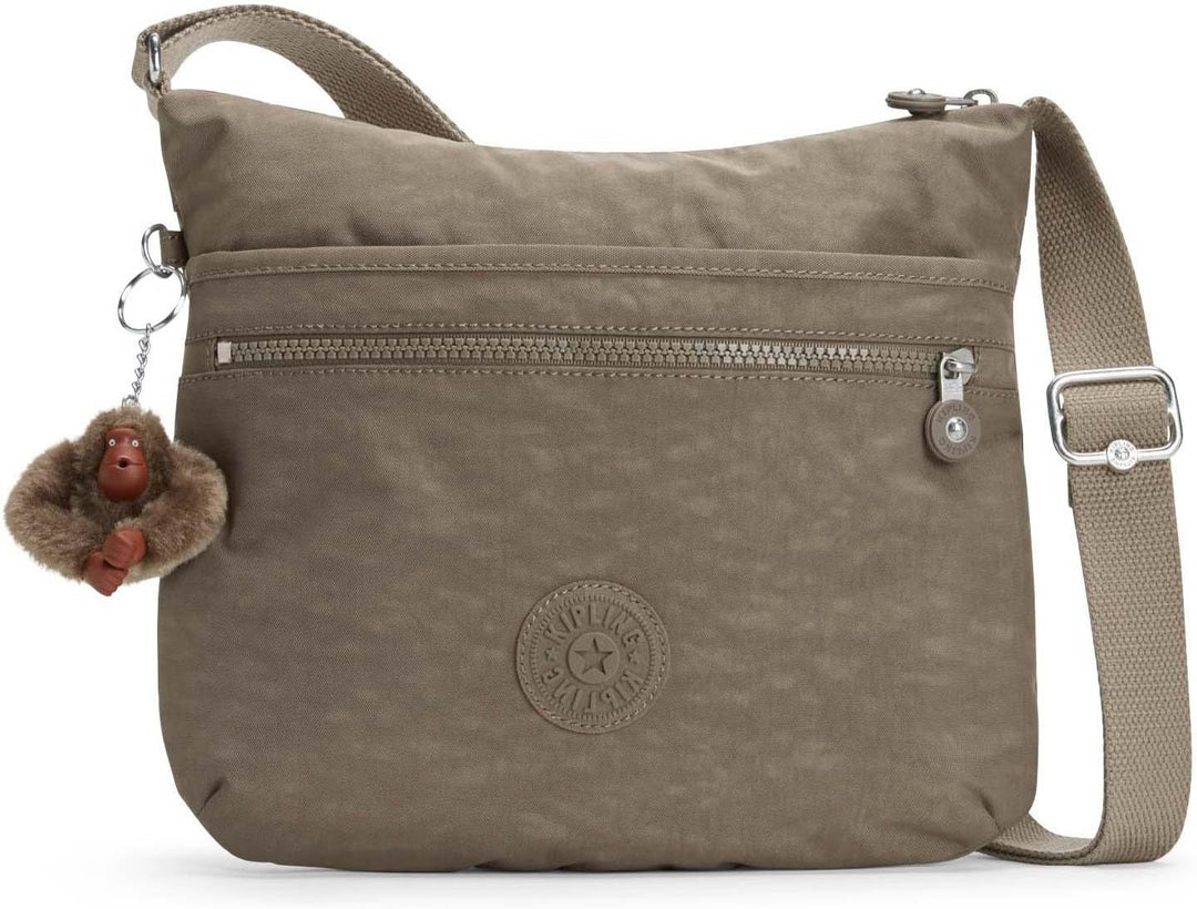 Kipling Arto, Damen Umhängetasche, Braun (True Beige), 15x24x45 cm (W x H x L), True Beige