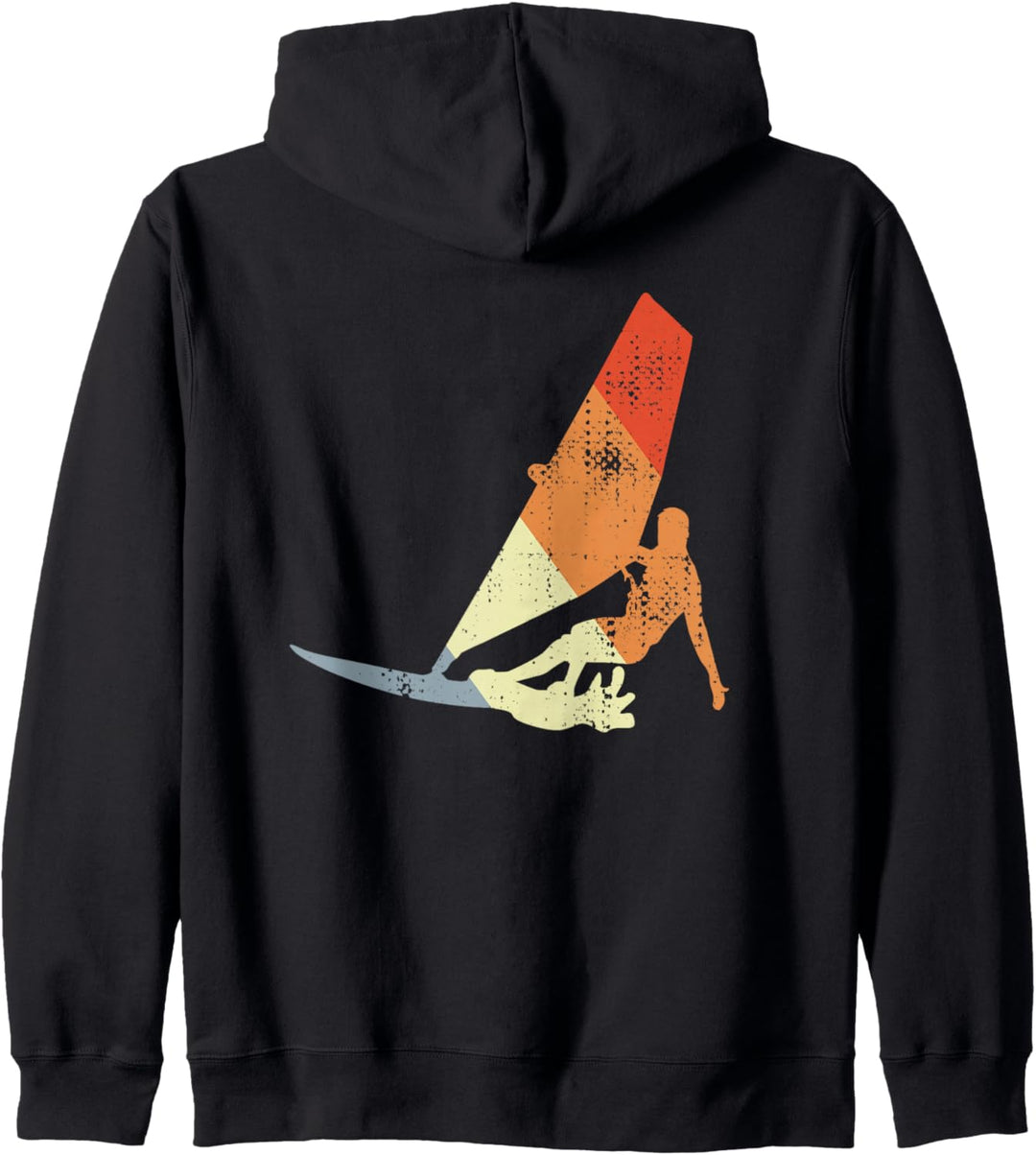 Vintage Windsurfer Wassersportler Windsurfing Kapuzenjacke