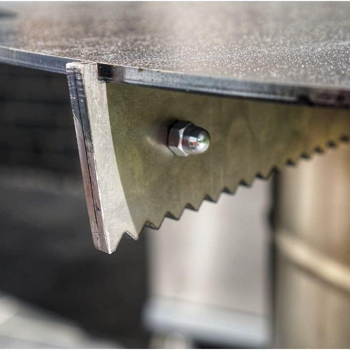 Grillrost.com Das Original Auflageleisten für alle 80cm Feuerplatten - sorgt für ausreichend Luft un