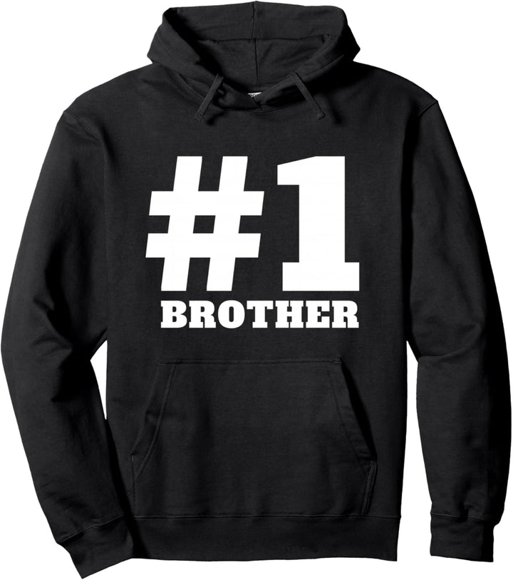 Bruder # 1 lustiges Geschwister-bestes Bruder-Geschenk Pullover Hoodie