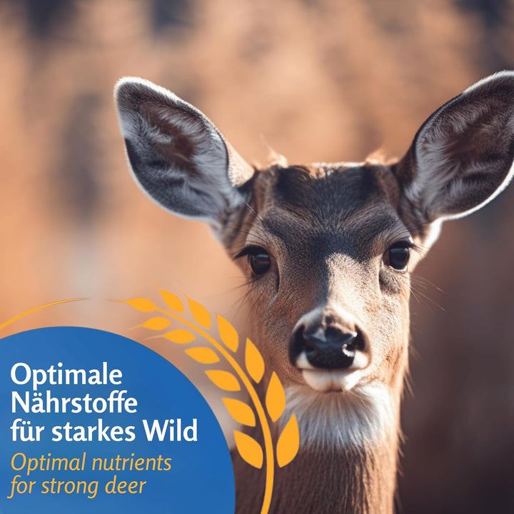 Leimüller Wildfutter 10 Fiber 20 kg - Gentechnikfreies Rehfutter 20KG - Haferfrei für REH, Rotwild &
