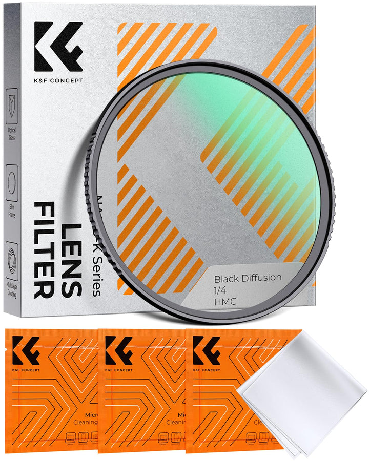 K&amp;F Concept Nano-K Serie Black-Mist 1/4 Filter 72mm Black Promist 1/4 Filter aus Optisches Glas mit