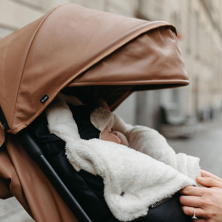 Elodie Details Universelle Fusssack für Kinderwagen - Aviator Black, Aviator Black