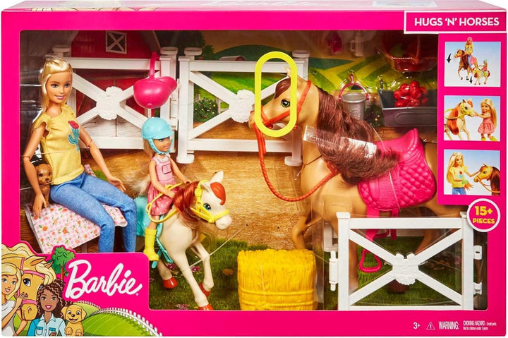 Barbie FXH15 - Reitspass Spielset (blond), Chelsea, Pferd und Pony, Puppen Spielzeug ab 3 Jahren Sta
