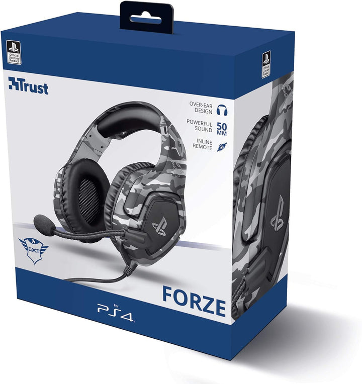 Trust Gaming Headset GXT 488 Forze-G - Offiziell Lizenziert für Playstation - PS4 und PS5 Headset mi