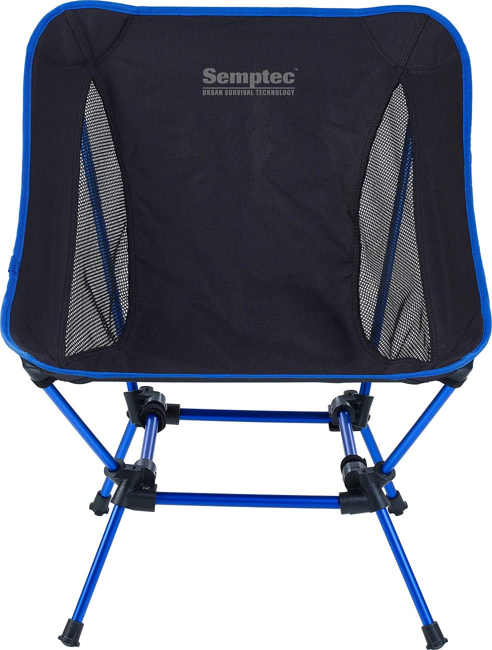 Semptec Urban Survival Technology Camping Klappstuhl: 2-er-Set Klappbarer Campingstuhl, 2 Sitzhöhen,