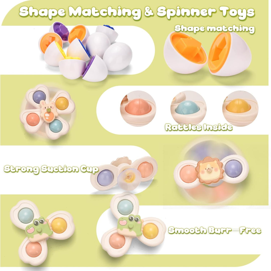 Montessori Spielzeug Baby,Baby Spielzeug,Babyspielzeug ab 6 Monate,Montessori Spielzeug ab 1 Jahr,7