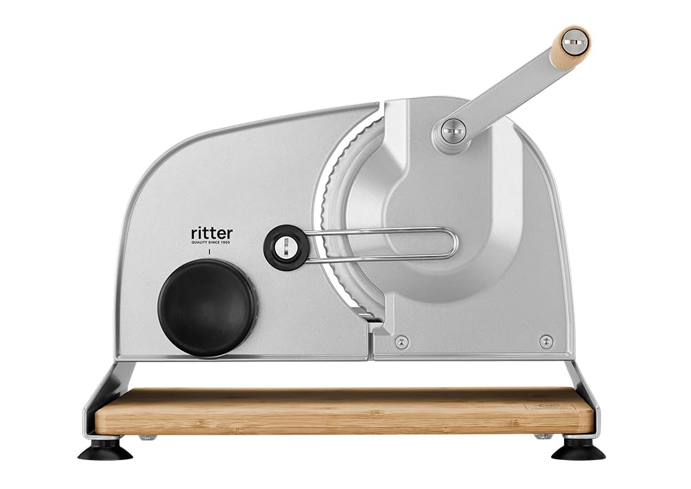 ritter Allesschneider amano 5, manueller Allesschneider mit leichtgängiger Handkurbel, made in Germa
