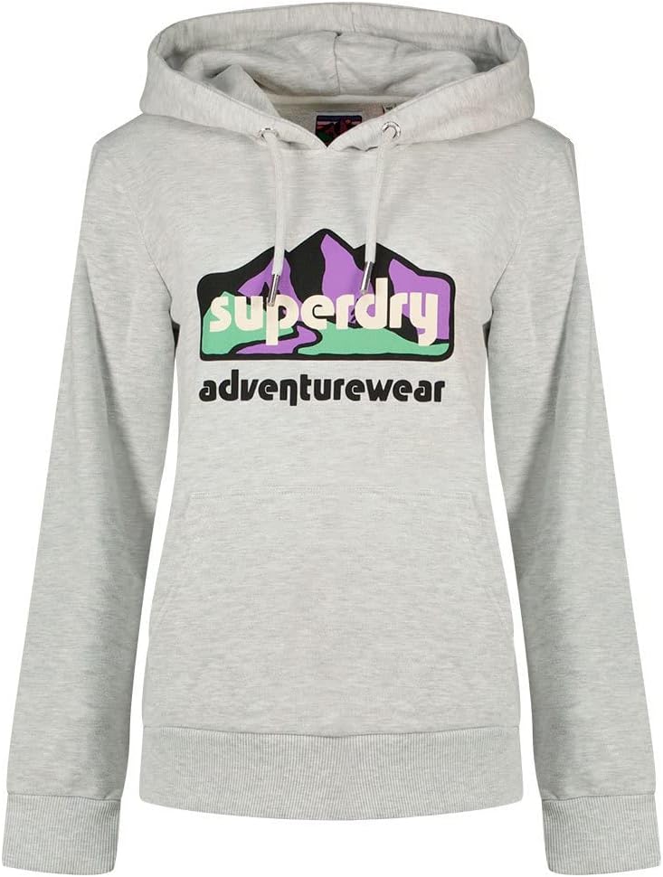 Superdry vintage 90s terrain hood, grau(glaciergreymarl), Gr. M
