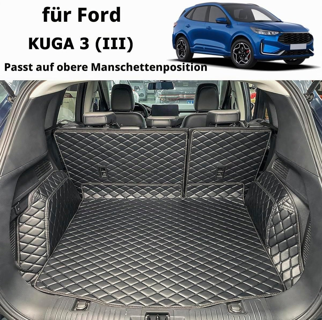 Kofferraumwanne kompatibel mit Ford KUGA 3 (III) 2019-2026 (obere Ladeboden) Kofferraummatte Kofferr