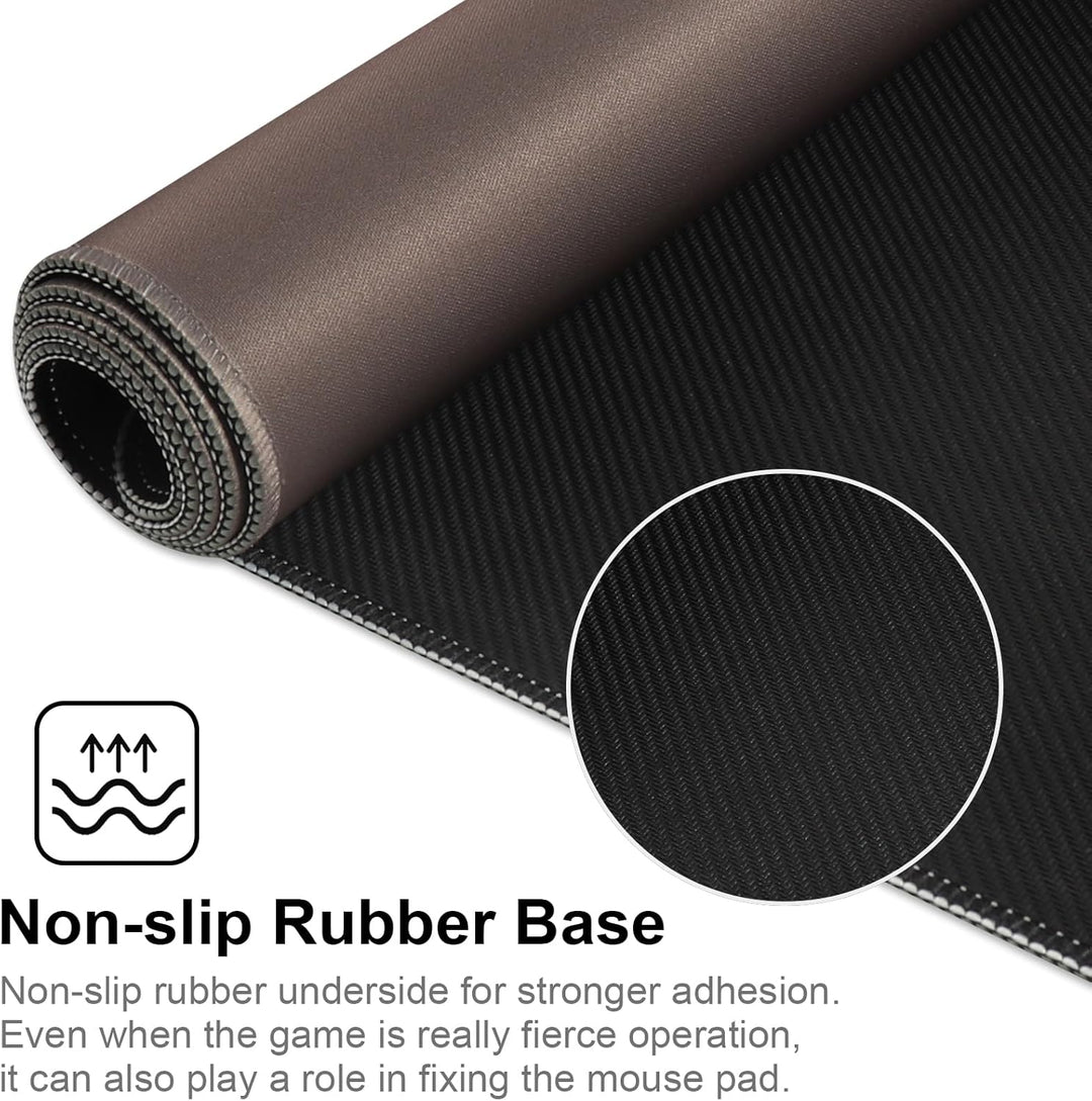 Gaming-Mausmatte,Hosimoln Large Mouse Pad Grösse 80x30CM Dicke3MM, Premium-strukturiertes rutschfest