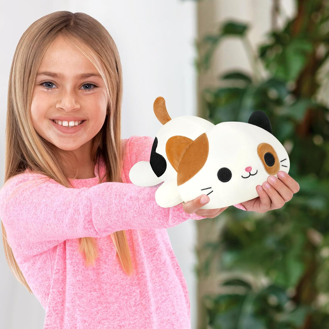 shownicer Plüschtier Katze Kuscheltier Stofftier Kawaii Katze Plüsch Kissen Spielzeug Kätzchen Plüsc