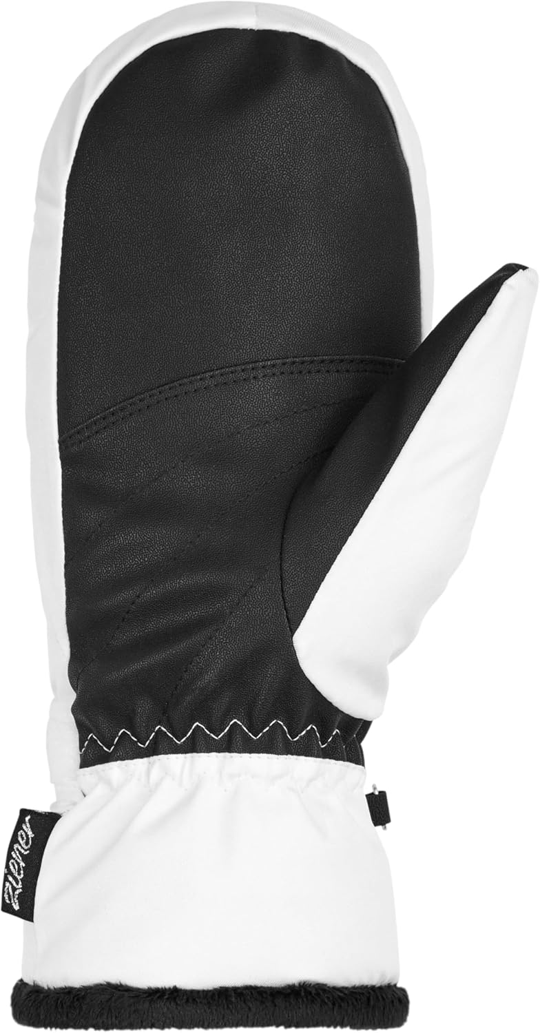 Ziener Damen Kahlia Ski-Fäustling/Wintersport | Primaloft, Plüschfutter 6 Weiss, 6 Weiss
