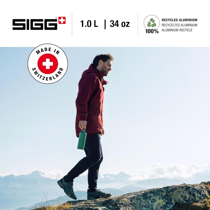 Sigg - Alu Trinkflasche - Traveller - Made in Switzerland - Kohlensäure geeignet - Auslaufsicher - F