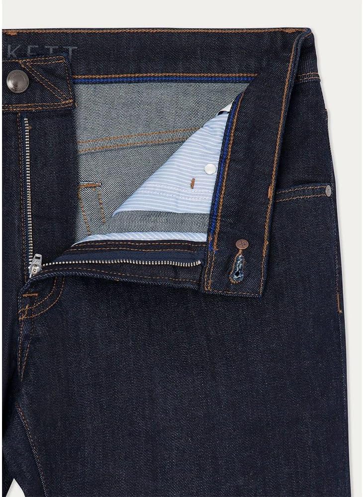 Hackett London Herren Rinse Wash Denim Jeans 28W / 28L Blue (Denim Blue), 28W / 28L Blue (Denim Blue