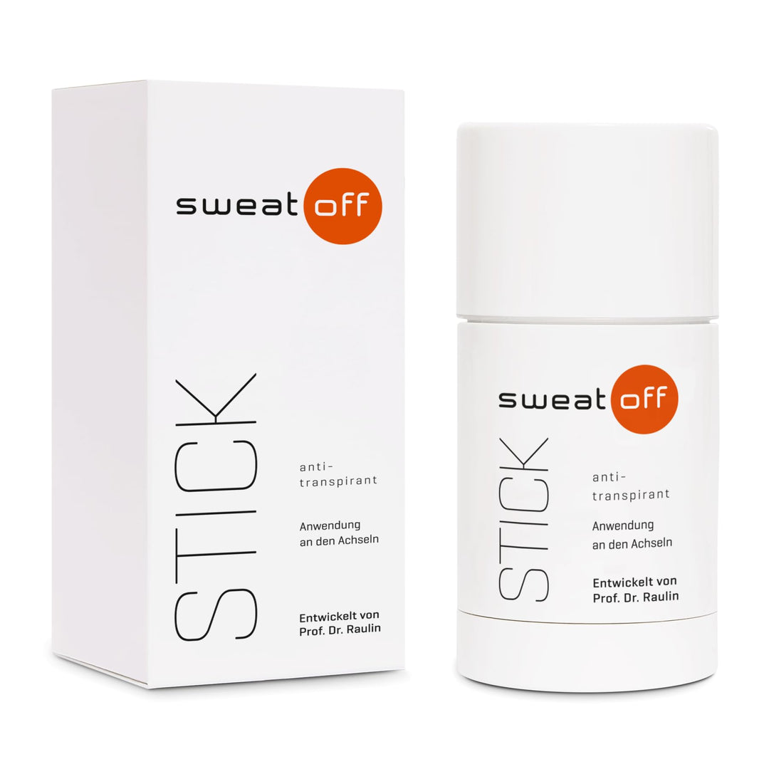 Sweat-Off Antitranspirant Stick 50ml gegen Schwitzen | Deo & Antitranspirant in einem | mit dezent-f