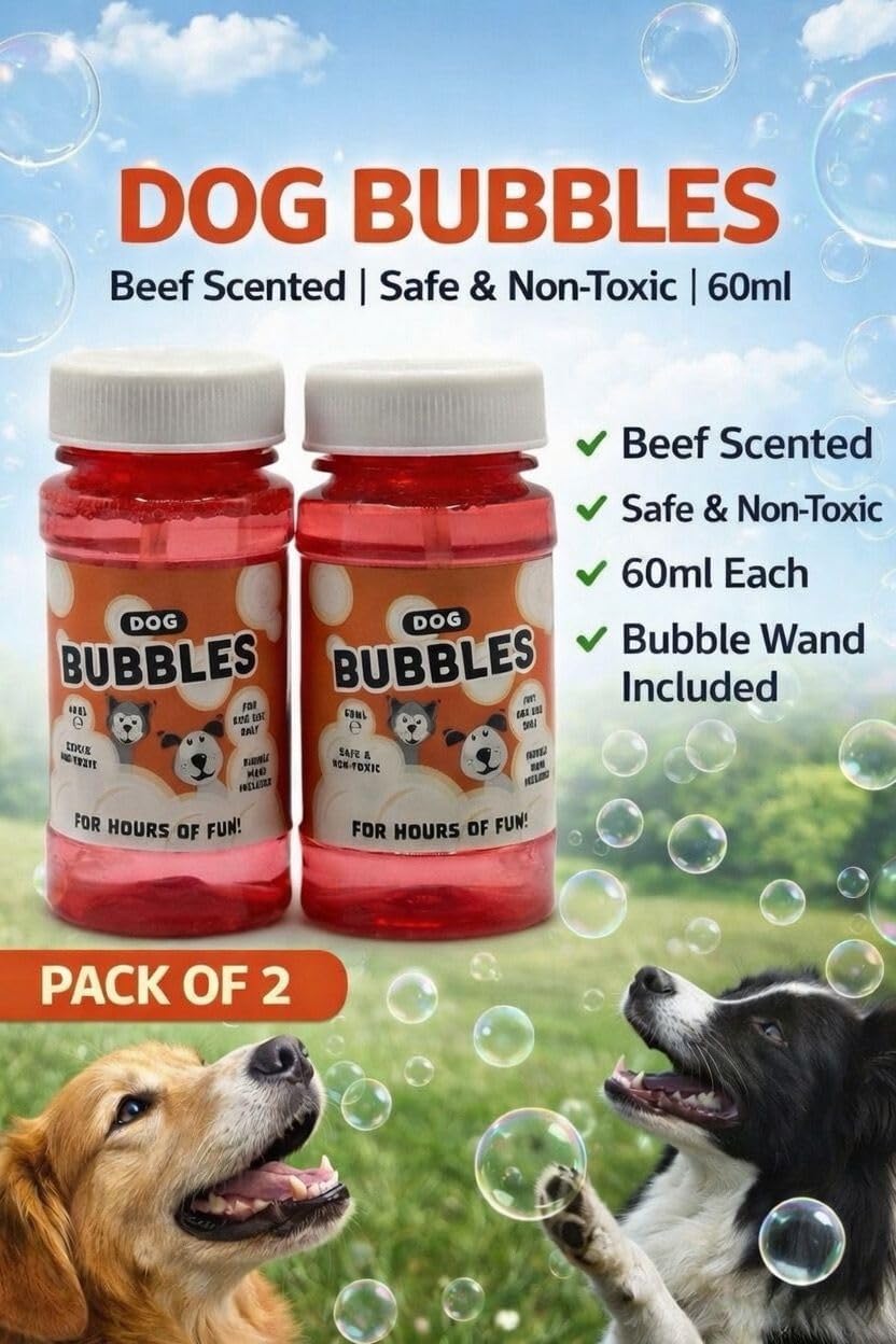 Pet Guru Spielblasen für Hunde – ungiftig, mit Rindfleisch- oder Erdnussbutterduft für stundenlangen