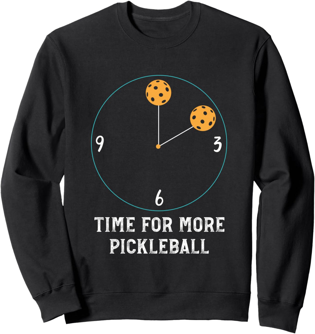 Lustiges Pickleball-Uhren-Design, Pickleball-Spieler Sweatshirt