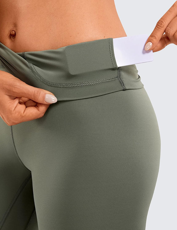 CRZ YOGA Naked Feeling Damen Leggings High Wasit Sportleggins Blickdicht Lange Sport Leggins Yogahos