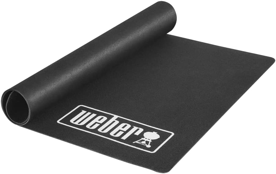 Weber Grillmatte - Gross (180 x 100cm), schützt Terasse/Balkon & 6415 Small 7-1/2-Inch-by-5-inch Alu
