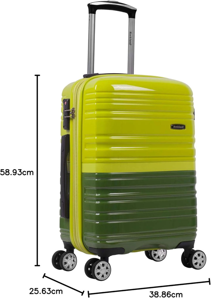 Rockland Melbourne 50,8 cm erweiterbares Bauchgepäck, Zweifarbig Grün (Grün) - F145-2TONEGREEN, Zwei