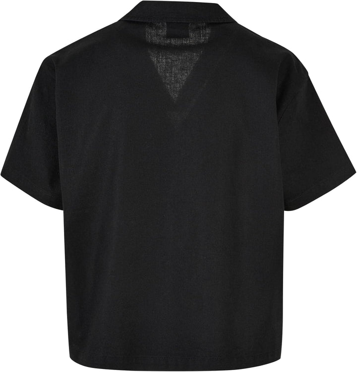 Urban Classics Ladies Linen Mixed Resort Shirt, Resort Leinen Hemd für Damen, erhältlich in vielen v