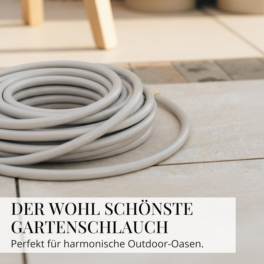LIVLIG Gartenschlauch 30m, Gartenschlauch 1/2 Zoll Made in Germany, Wasserschlauch 30m aus recycelte