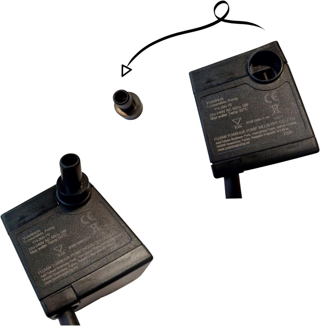 Wasserspeier Fisch grün 230V