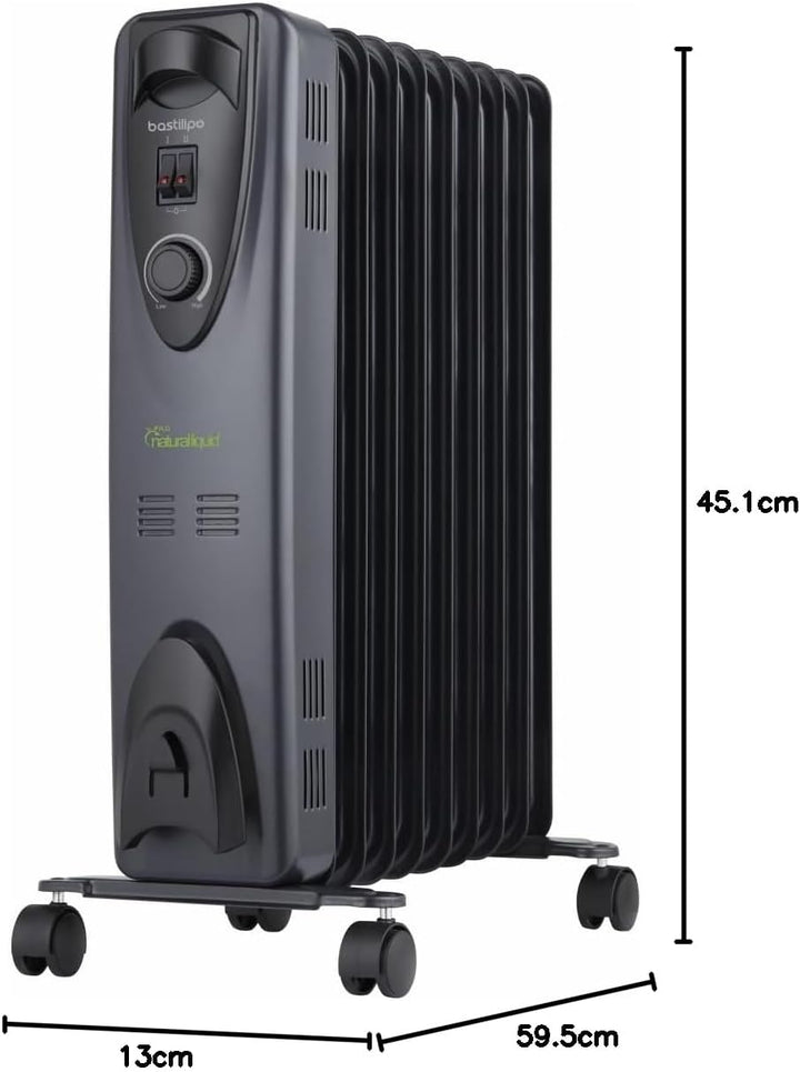 Bastilipo - RC-ECOFLUID-9 - Kompakter, umweltfreundlicher Heizkörper mit H2O natrural liquid, extra