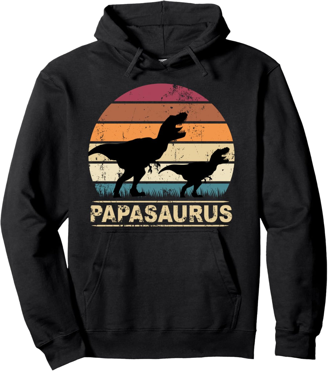Papasaurus Rex Vater Dinosaurier Familien Dino Papa Saurus Pullover Hoodie