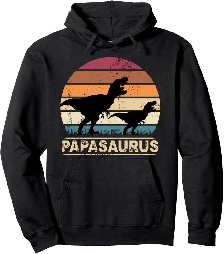 Papasaurus Rex Vater Dinosaurier Familien Dino Papa Saurus Pullover Hoodie