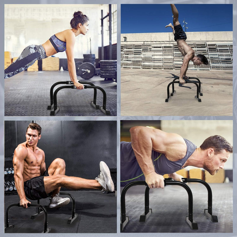 5BILLION FITNESS Parallettes Calisthenics, Liegestützgriffe, Push Up Stand Bar für Home Fitnessraum