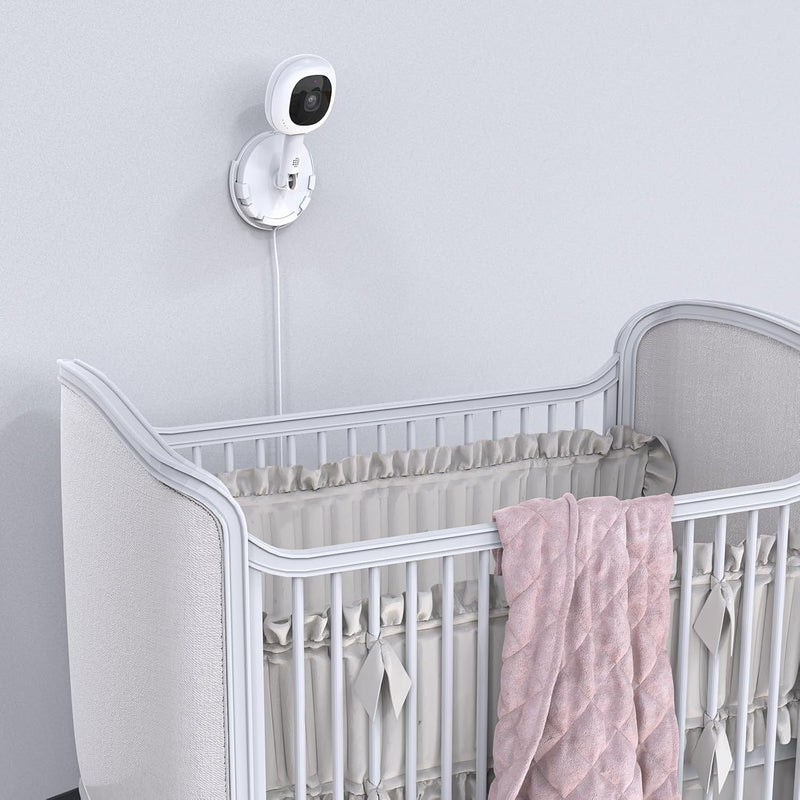 TIUIHU Schraubenloses Wandhalterungs-Set für Nanit smart Pro Baby Monitor,kein Werkzeug,Starke Klebe