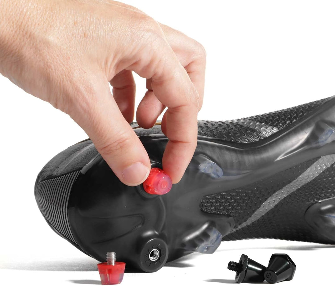 STUDIAMONDS Gummistollen für Fussballschuhe - 12X Fussballstollen Standardgewinde mit 2X Stollenschl