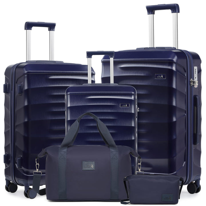 Sea choice Reisekoffer Set 5 Teilig ABS Hartschale Trolley Kofferset Gepäckset Grosse Kapazität Hand