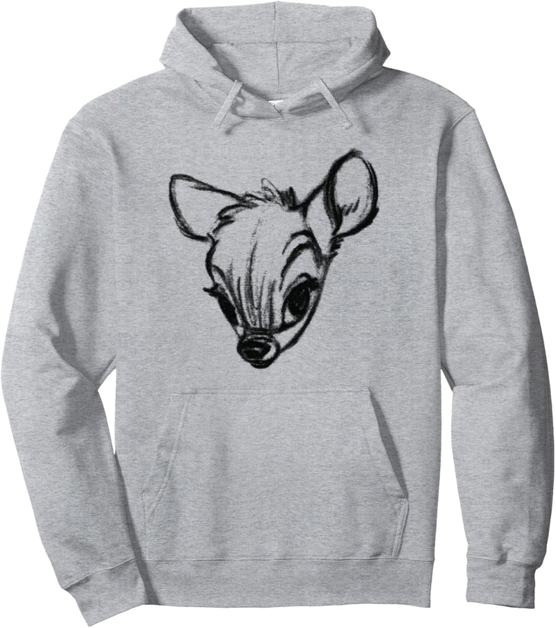 Disney Bambi Face Sketch Pullover Hoodie