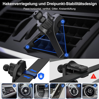 SONRU Handyhalterung Auto Mit Ladefunktion Induktives, Fast Wireless Charger Auto Lüftung/Saugnapf K