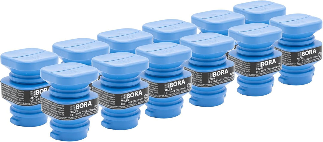 BORA 12 x Reinigungskartusche X BO Dampfbackofen, Selbstreinigung, Zweikammerkartuschen, Reiniger Zu