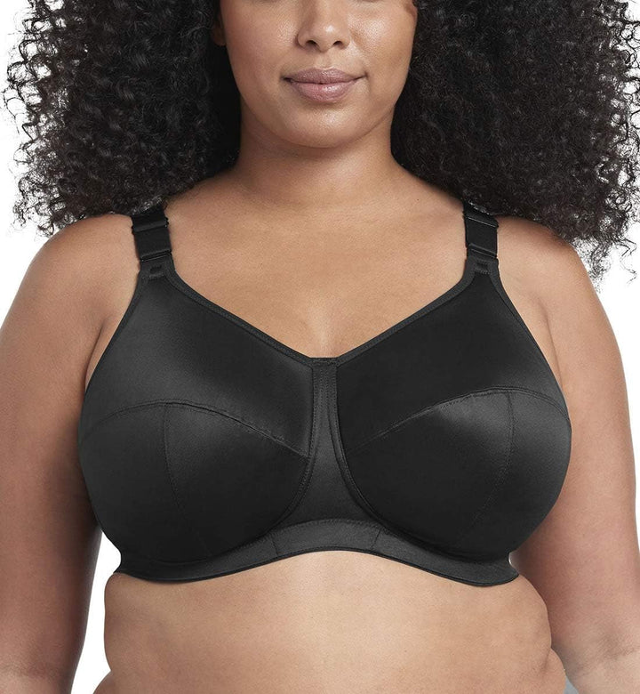 GODDESS Damen Vollständige BH mit voller Abdeckung, Undurchsichtige 75N Schwarz, 75N Schwarz