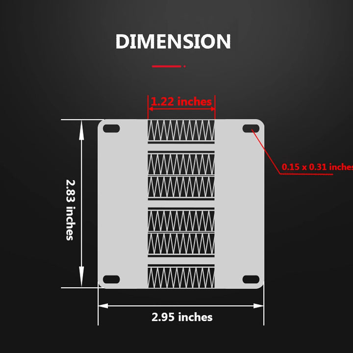 PTC-Heizelement 220V 200W PTC-Keramik-Luftheizgerät, PTC-Heizung, Elektrisch isolierte Keramik-Therm
