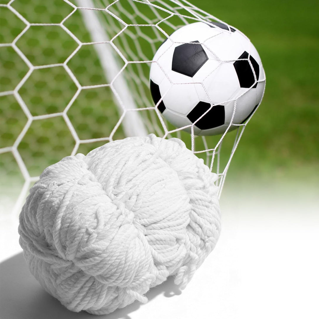 Fussballtornetz 1,8 x 1,2 m, Fussballtor Netz Ersatznetz Polypropylen, Wetterfeste Tornetz für Fussb