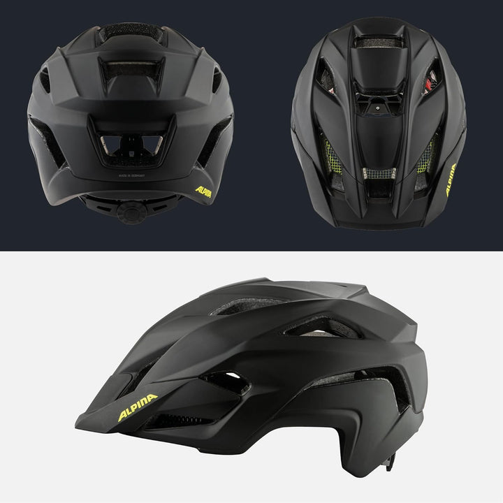 ALPINA KAMLOOP Radhelm schwarz gelb 51-55 cm, 51-55 cm